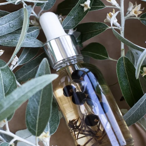cosmetic-bottle-with-body-oil-lies-box-with-fresh-leaves